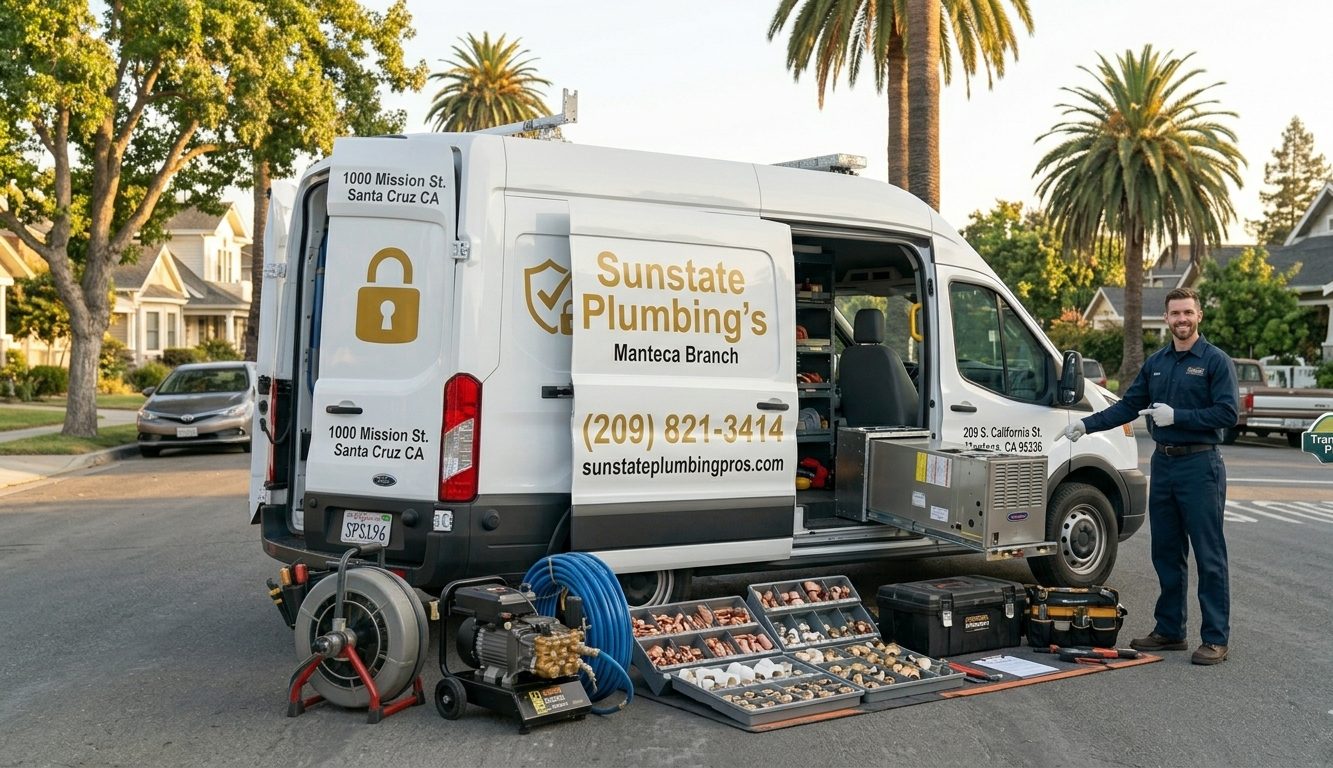 Sunstate Plumbing's — Drains & Rooter Services, 1000 Mission St, Santa Cruz CA 95060, Call (209) 821-3414